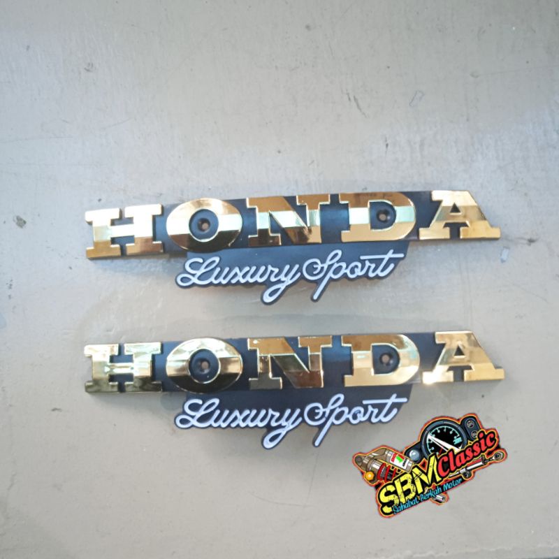 Jual Emblem Tangki Honda Gl Pro Max Gl Logo Tangki Honda Luxury Shopee Indonesia