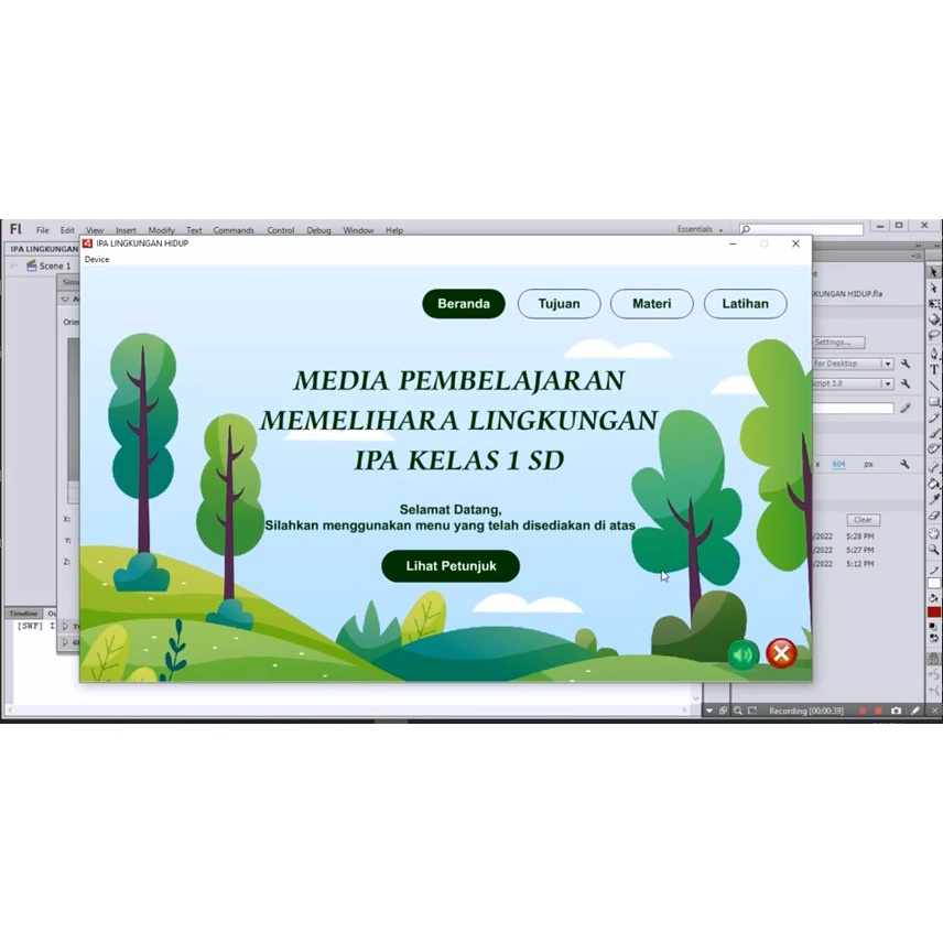 Jual Media Pembelajaran Interaktif Adobe Flash / Animate Berbasis ...