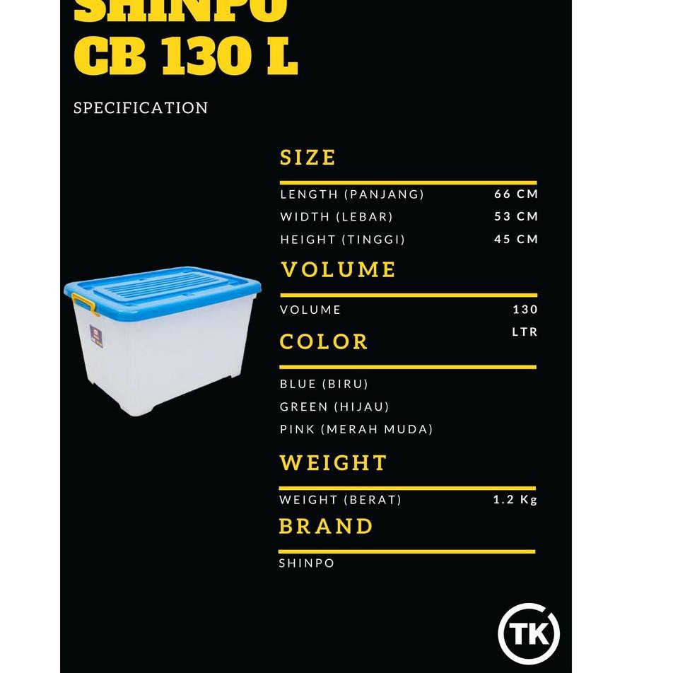 Jual REAL PICT ! SHINPO Container Box CB 130 / Container Box ...
