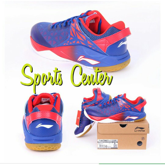 HOT PROMO Sepatu Badminton Lining AYTM071 AYTM 071 Blue NeonRed