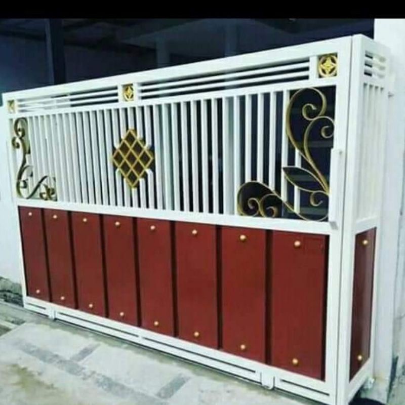 Jual pembuatan pagar minimalis harga sesuai ukuran pake besi holo 4x4