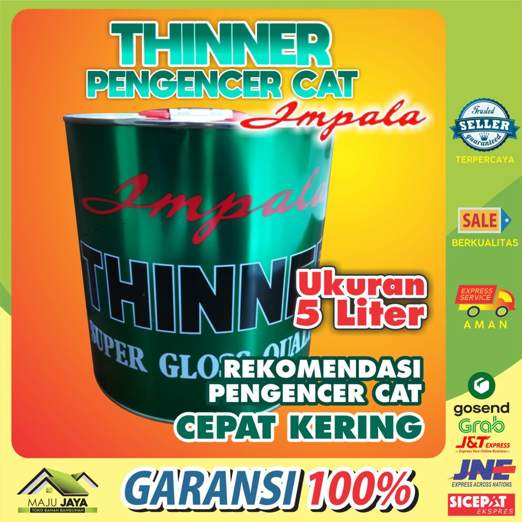 Jual THINNER IMPALA THINER PENGENCER CAT MINYAK BESI KAYU TINER IMPALA ...