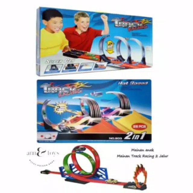 Jual Track Mobil Hotwheel Racing 2 & 3 Jalur | Shopee Indonesia
