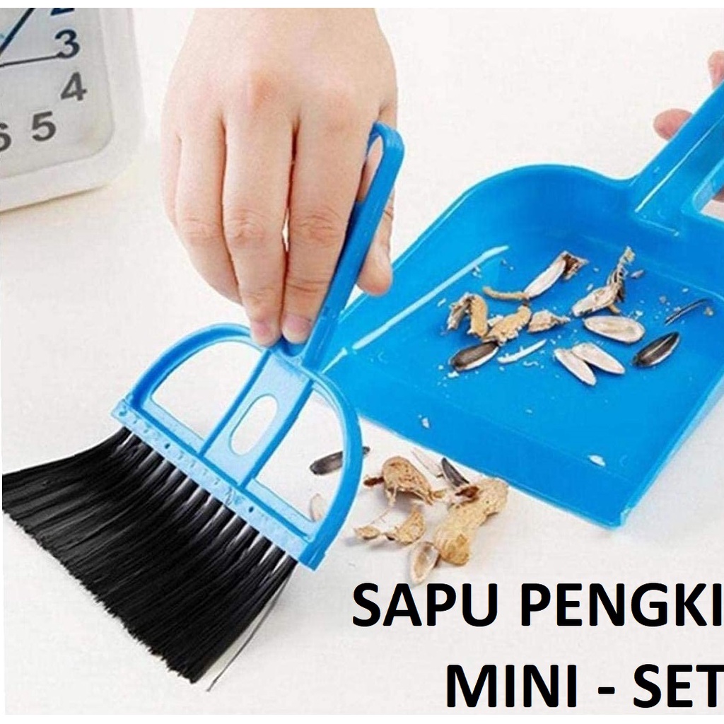 Jual Sapu Pengki Sikat Dashboard Kolong Set Mini Dustpan Dust Kisi Ac