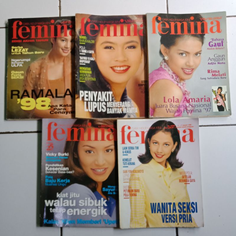 Jual Majalah Jadul Femina Edisi Tahun 90n Shopee Indonesia