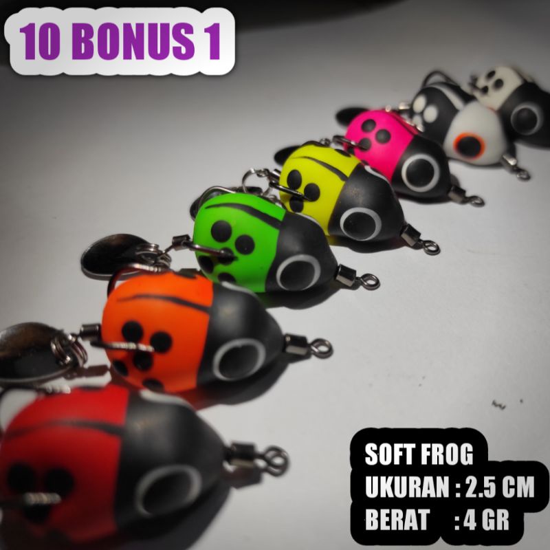 Jual SOFT FROG 2.5 CM | Shopee Indonesia