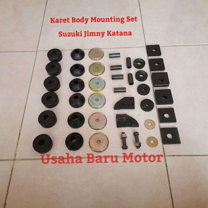 Jual Karet Body Mounting Set Suzuki Jimny Katana SJ410 | Shopee Indonesia