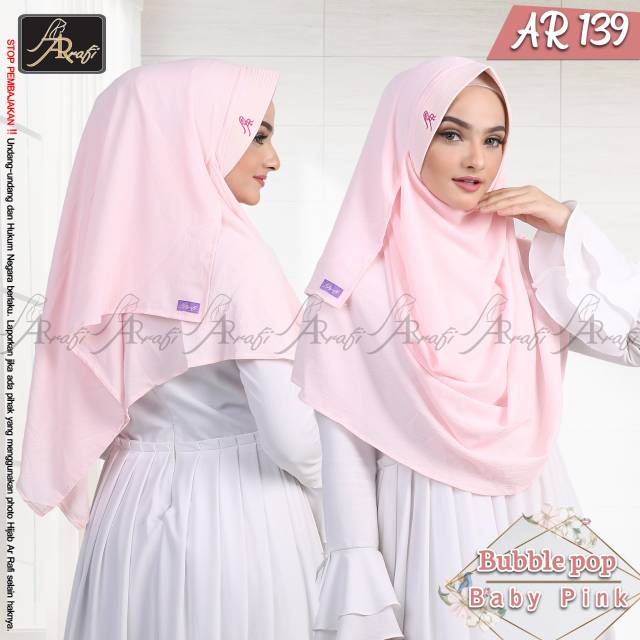 Jual Hijab Ar Rafi : AR 139 pastan serut pet 2lubang (Anniha Collection ...