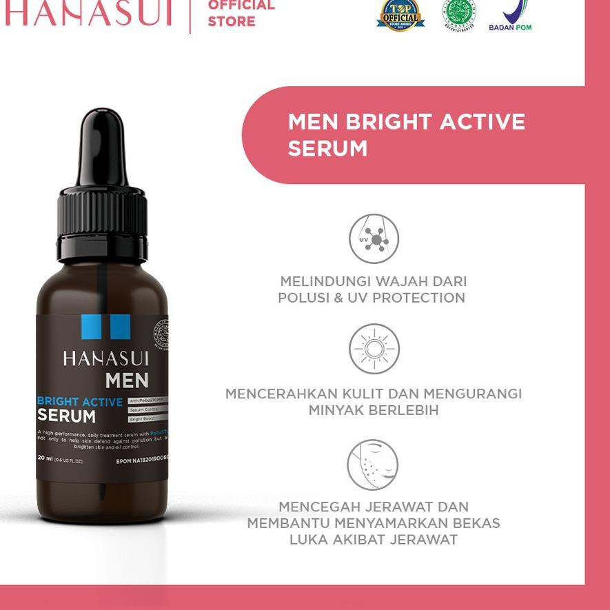 Jual Update Aku Hanasui Men Bright Active Serum Serum Wajah Untuk