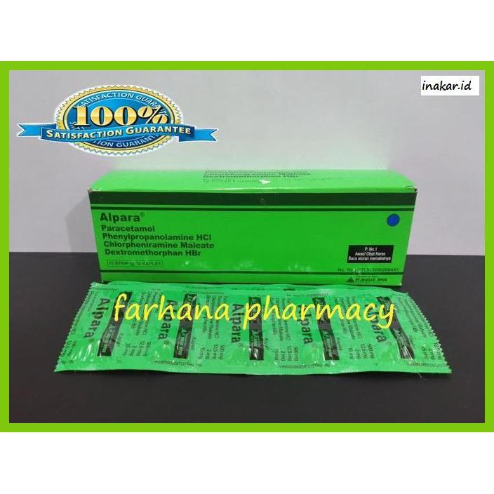 Jual Obat-Pilek-Demam-Batuk- Alpara / Obat Batuk Pilek Disertai Demam