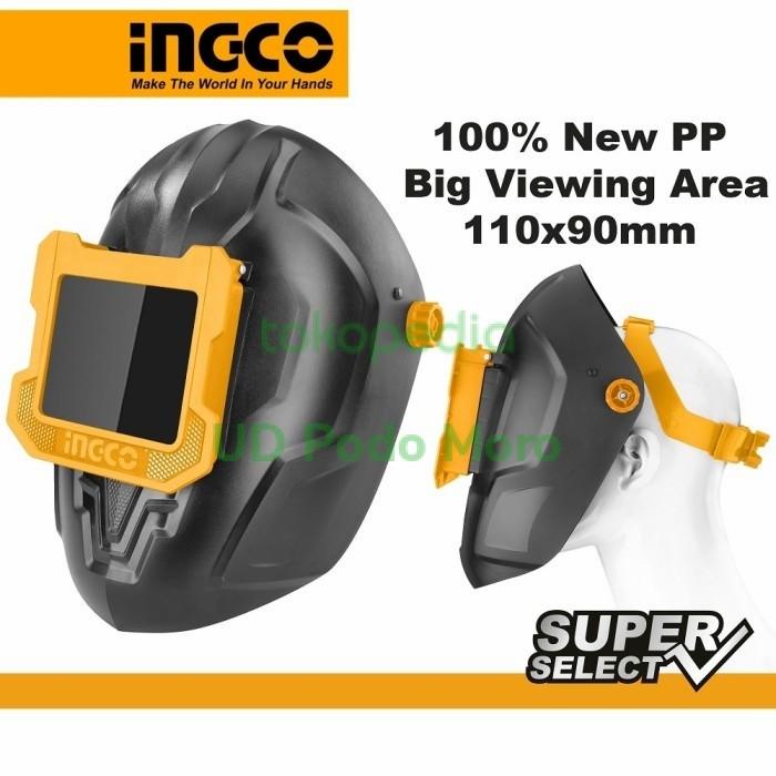 Jual Ingco Topeng Kedok Las WM128 Helm Topeng Las Welding Mask Best ...