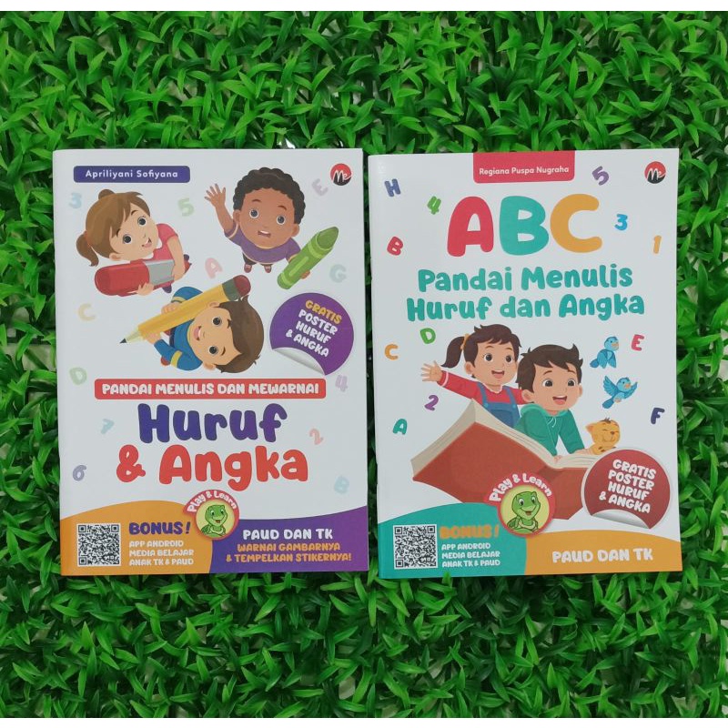 Jual Paket Buku Belajar Anak TK/PAUD, Paket Pandai Menulis Huruf Dan ...