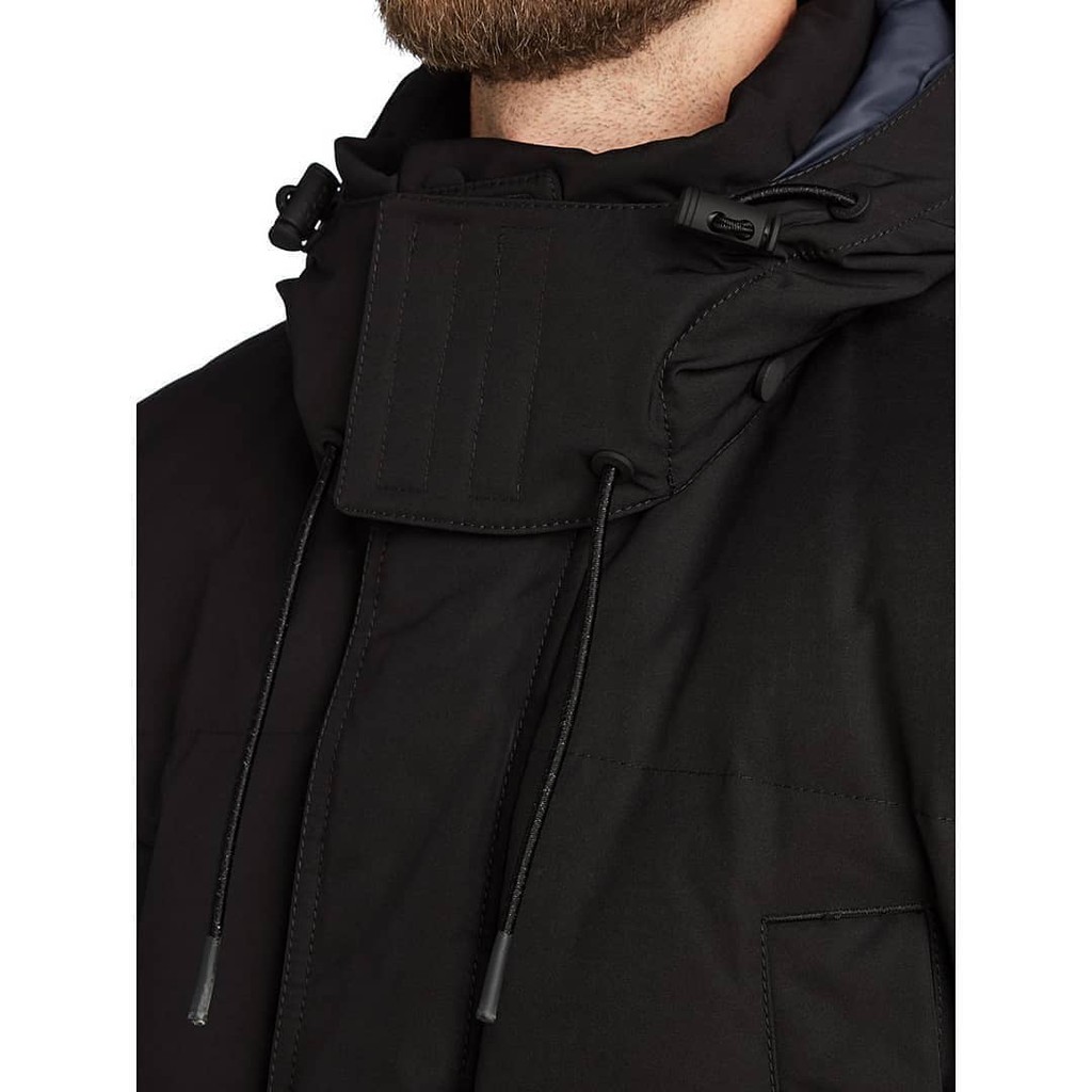 Jual Hugo Boss Onek Hooded Parka Jacket Black Shopee Indonesia