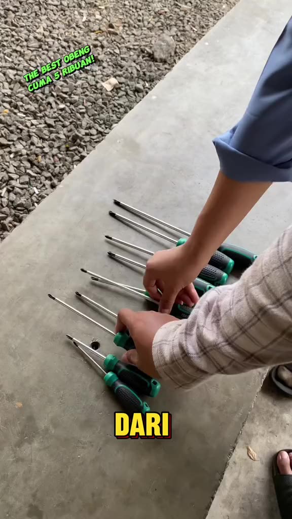 Jual ISKU Obeng Set 2pcs Plus Minus/Screwdriver Set 2pcs Tip Magnetik ...