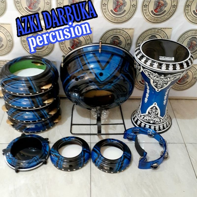 Jual Rebana hadroh/ Satu set hadroh/ Darbuka 9in/ Alat hadroh (termurah ...