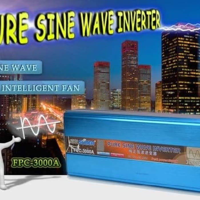 Jual SUOER PURE SINE WAVE INVERTER SINUS MURNI 3000WATT 12VOLT FPC 3000 ...