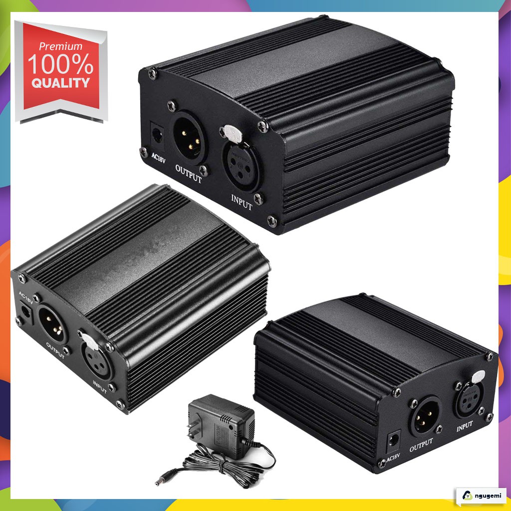 Jual Power Supply untuk Microphone Condenser 48V Shopee Indonesia