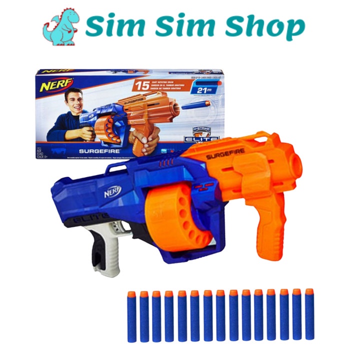 Jual NERF SURGE FIRE SURGEFIRE GUN N-STRIKE ELITE ORIGINAL HASBRO ...