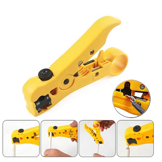 Jual Stripper Wire Cutter Rotary Alat Pengupas Pemotong Kabel RJ45 RJ11 ...