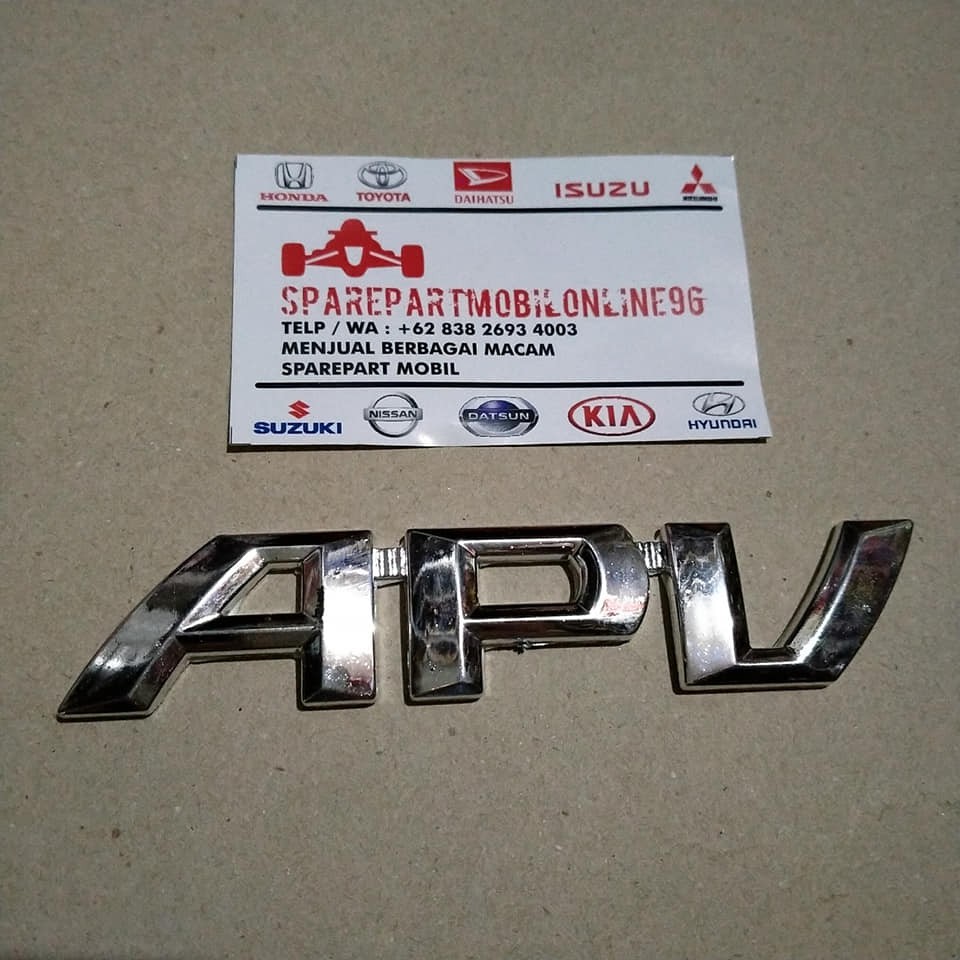 Jual Emblem Logo Tulisan Belakang Apv Suzuki Apv Oem Murah Shopee