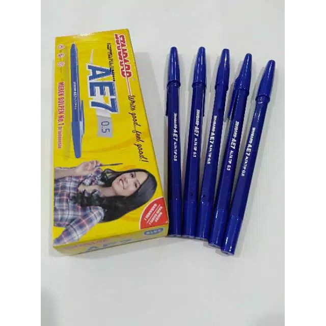 Jual Pulpen Standard AE7 Ballpoint Pena / Pen Bolpen Standard Pulpen ...