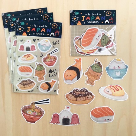 Jual [Artopia] Sticker Planner Japan Food by MENTOL ART / Stiker Lucu ...