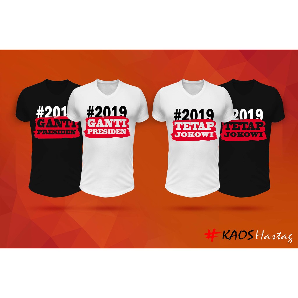 Kaos Hastag #TetapJokowi