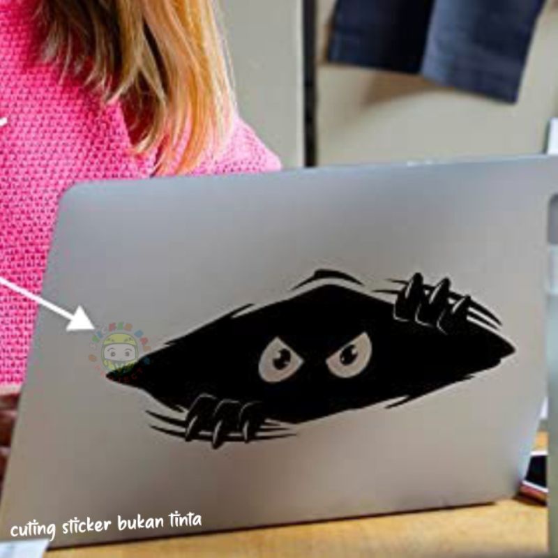 Jual Sticker bercak ngintip cuting sticker mobil laptop motor keren ...