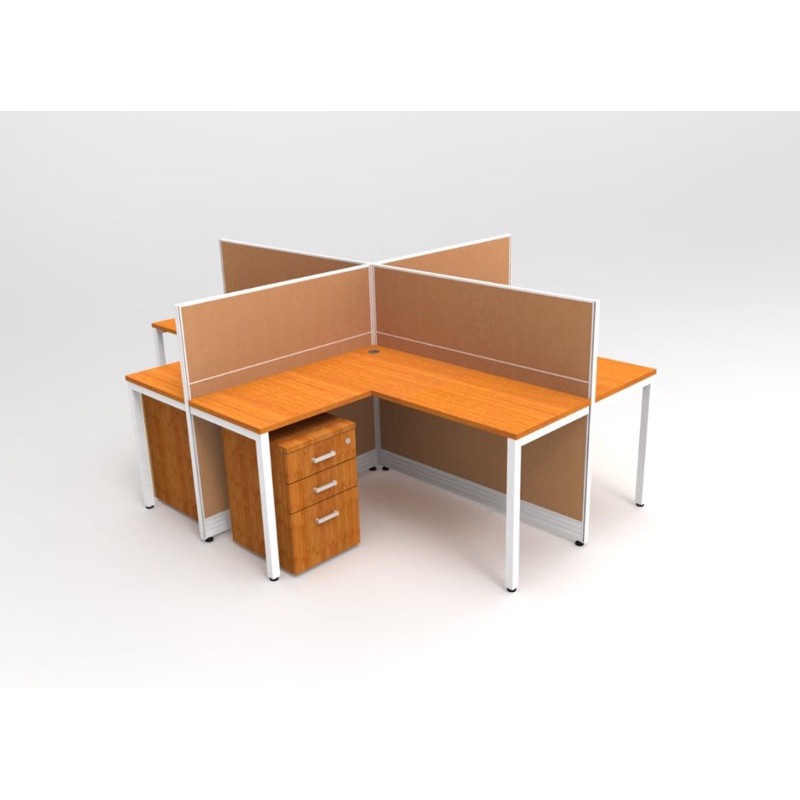 Jual Meja Partisi Kantor Staff Workstation Kantor Cubical Kantor Meja Kerja Partisi