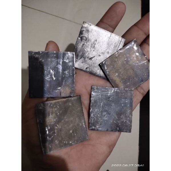 Jual Timah Hitam Pb Tebal 2mm 3x3cm | Shopee Indonesia
