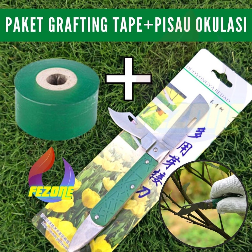 Jual Paket Pisau Multifungsi 3 In 1 Okulasi And Grafting Tool Tape