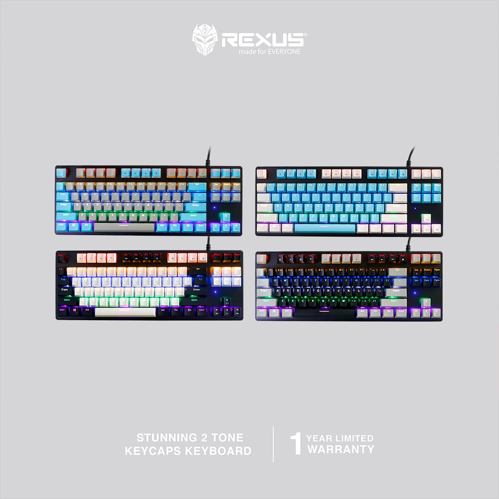Jual Rexus Keyboard Gaming Mechanical Legionare MX5.2 TKL | Shopee ...