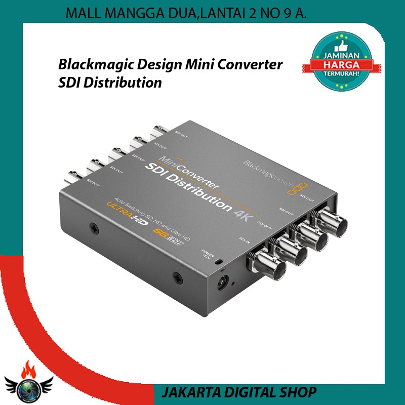 Blackmagic Sdi Distribution Sdi To Audio Mini Converter Jual