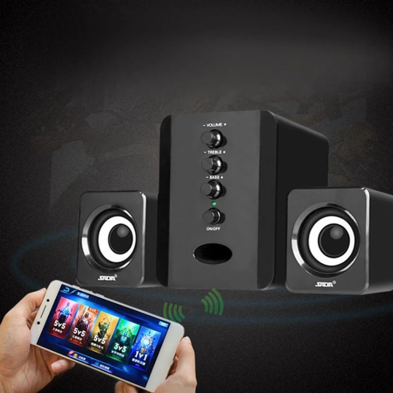 Jual speaker laptop super bass gaming Multimedia Stereo Speaker Spiker ...