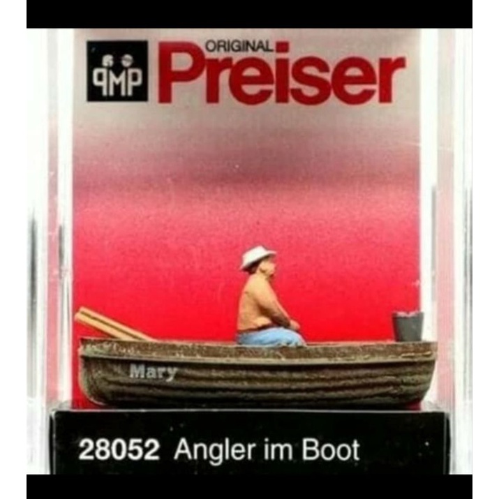 Jual Preiser 28052 Angler in Boat | Shopee Indonesia