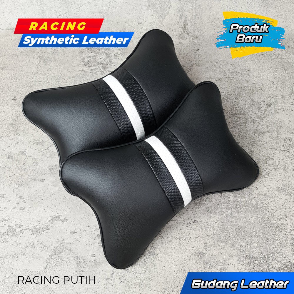 Jual Bantal Mobil Kulit Sintetis - Racing Series | Shopee Indonesia