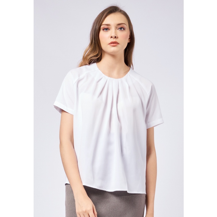 Daniella Short Sleeve Blouse - Off White main image 0