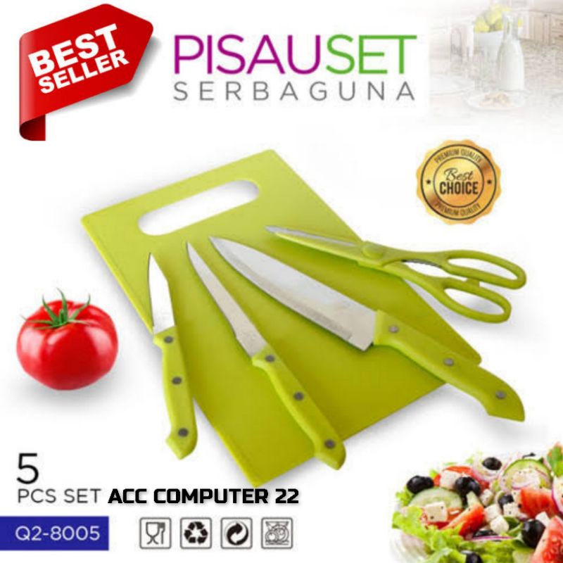 Jual Pisau Set Talenan In Pisau Talenan Gunting Dapur Cutting Board Shopee Indonesia