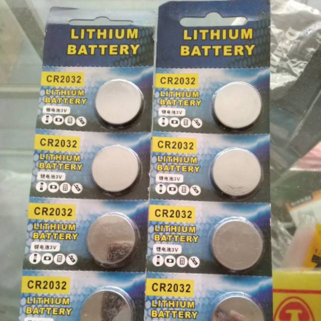 Jual Baterai Luthium Battery Kancing Cmos 3v Cr2032 Shopee Indonesia