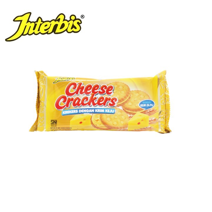 Jual Interbis Cheese Cracker Biskuit 140 gr | Shopee Indonesia