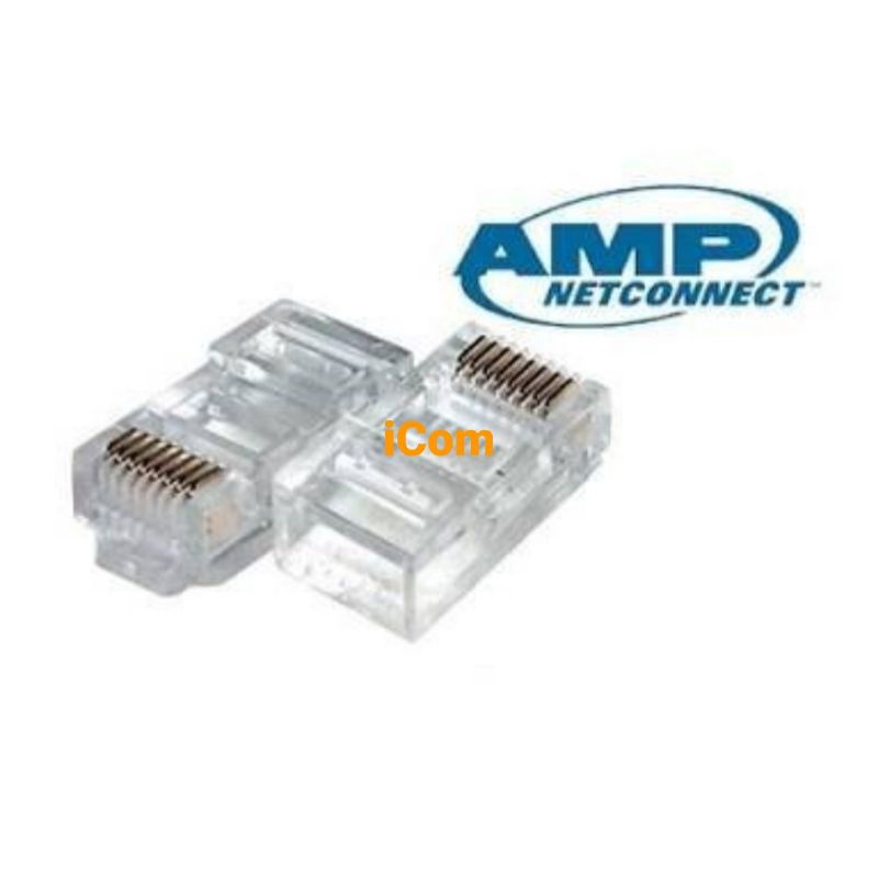 Jual Conector RJ45 Commscope Original Cat 5e , Konektor Lan RJ45 orii ...
