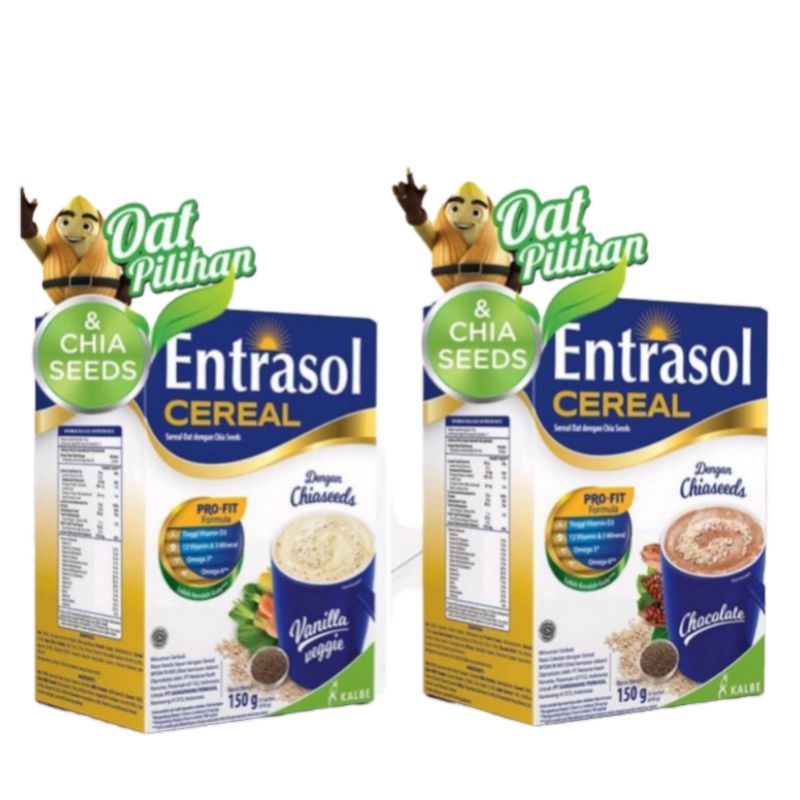 Jual Entrasol Cereal Vanila/Coklat (5 Sachet x 30g) | Shopee Indonesia