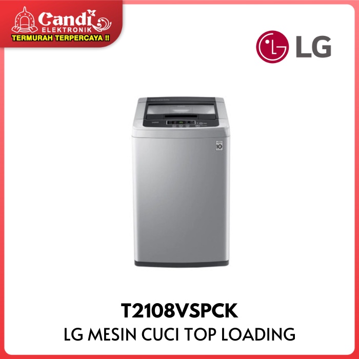 Jual LG MESIN CUCI TOP LOADING T2108VSPCK 8KG INVERTER | Shopee Indonesia