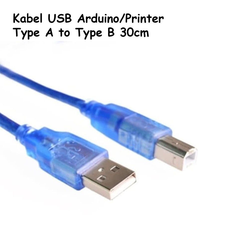 Jual Kabel Arduino Usb Type A To Type B Uno Mega Cable Printer 30cm Shopee Indonesia 1245