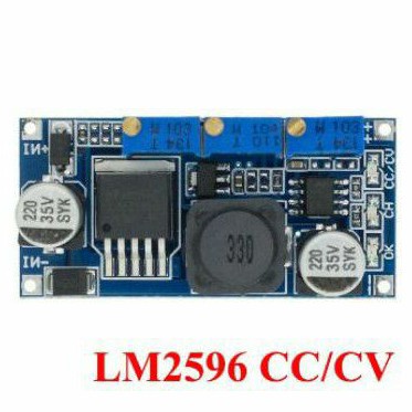 Jual lm2596 cc cv adjustable dc to dc step down led driver charger ...