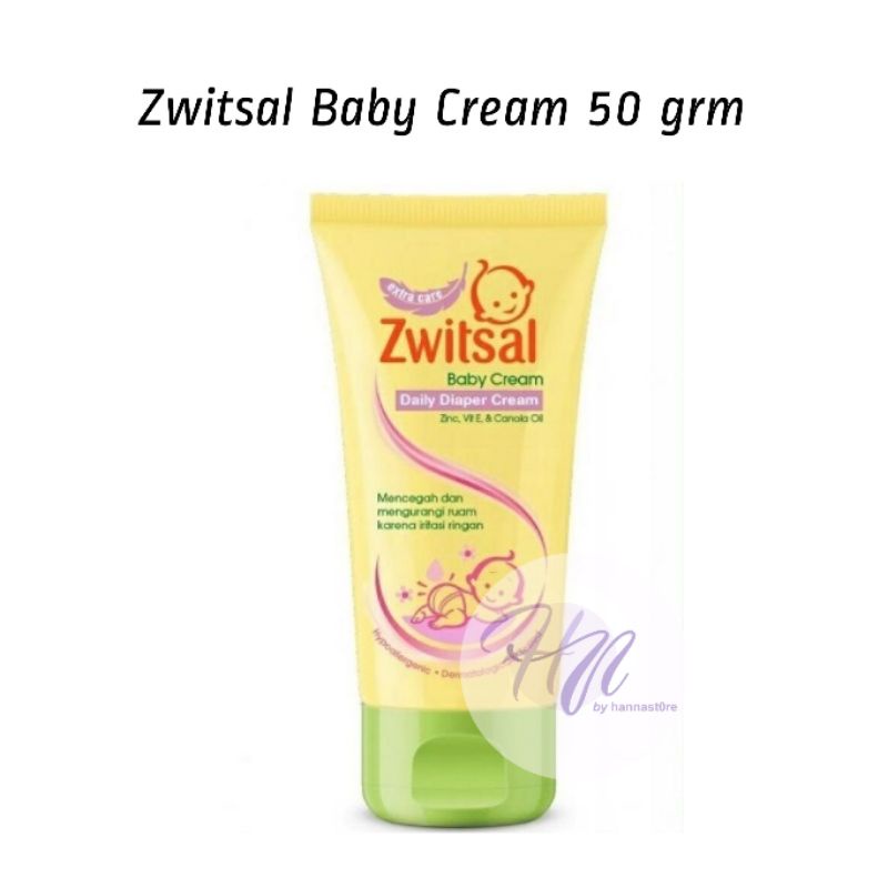 Jual zwitsal baby cream diaper extra zinc 50 ml Shopee Indonesia