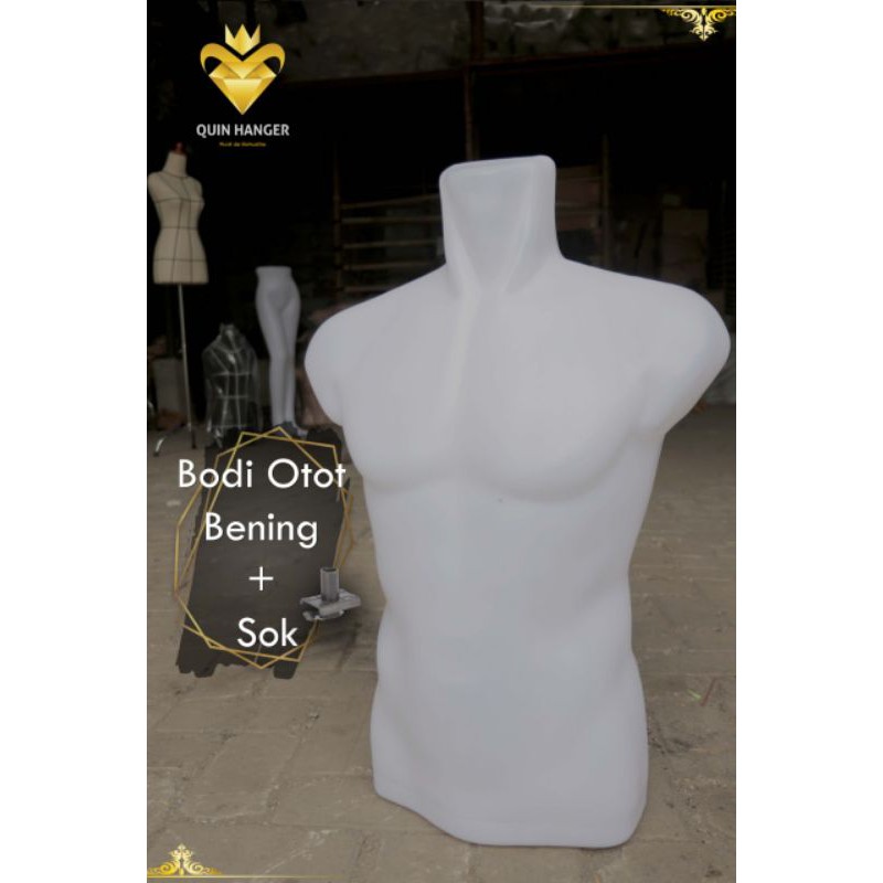 Jual Manekin Pria stengah badan Body Otot Bening + sok | Shopee Indonesia