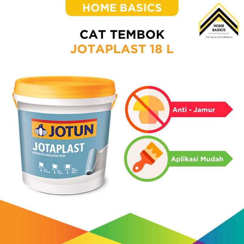 Jual Cat Tembok Putih Jotaplast Jotun 18 Liter Pail Cat Dinding Cat Air Shopee Indonesia 5899