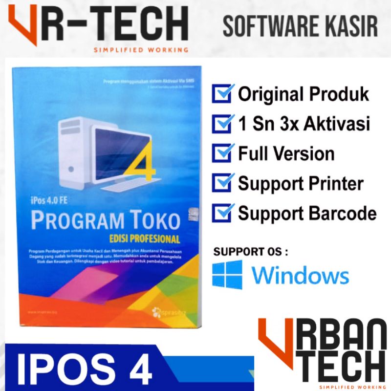 Jual PROGRAM KASIR TOKO IPOS 4 SOFTWARE PROFESIONAL - 3 KALI AKTIVASI ...