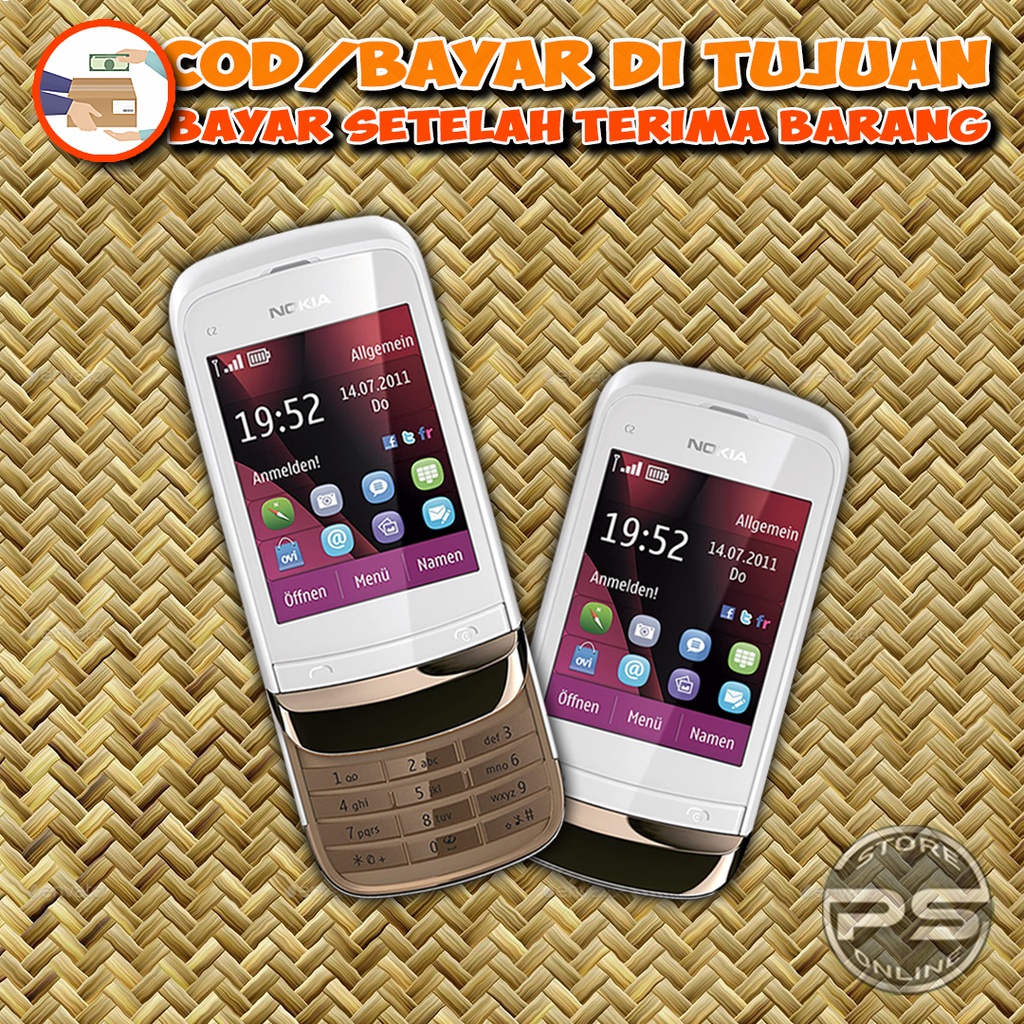 Jual Nokia C2-02 Sliding - Layar Sentuh - sliding / geser - Aplikasinya